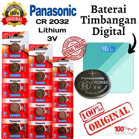 Jual Baterai Timbangan Digital Baterai Panasonic Baterai Jam Tangan