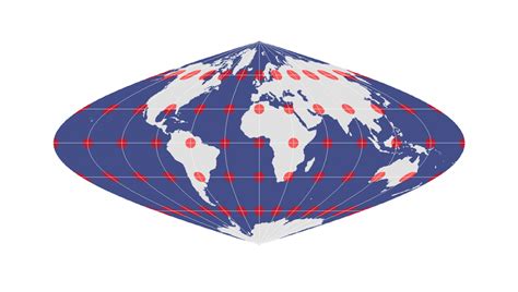 Map Distortion With Tissot S Indicatrix GIS Geography