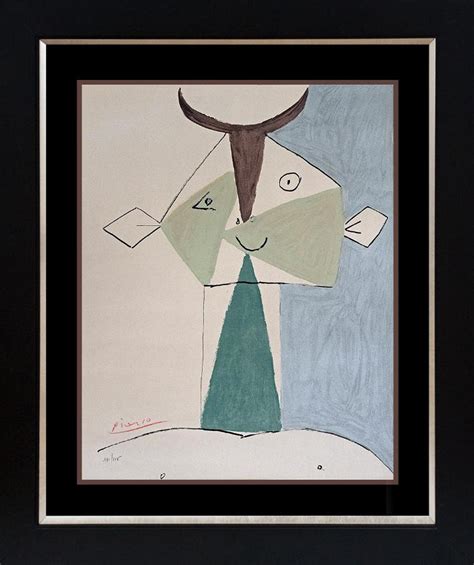 Sold Price Pablo Picasso Limited Edition Pochoir Lithograph Hand