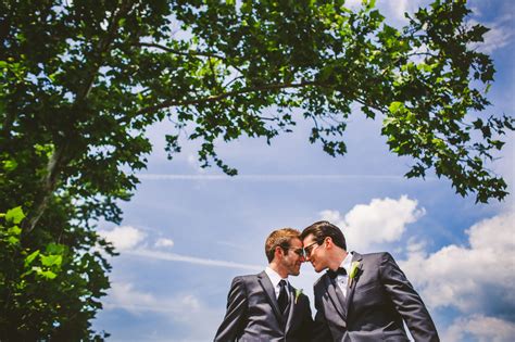 Pavilion On Crystal Lake Gay Wedding Erica Camille Photography