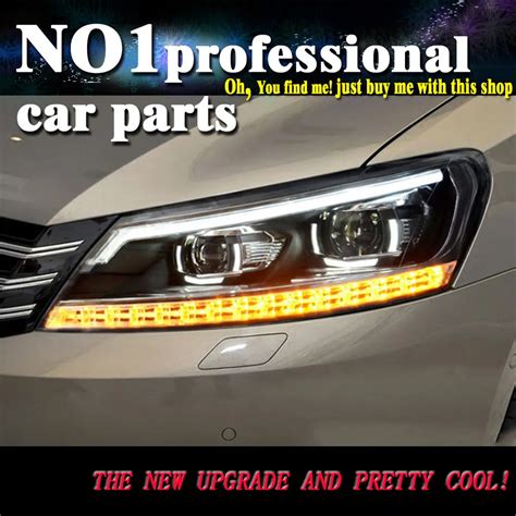 OUMIAO Car Styling For New VW Passat B7 Headlights 2012 2015 Passat LED