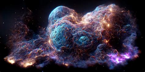 Nebula and galaxies in space 3D 10645737 Stock Photo at Vecteezy