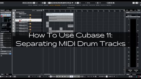 How To Use Cubase Separating Midi Drum Tracks Youtube