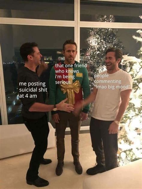 2meirl4meirl Ryan Reynolds Between Hugh Jackman And Jake Gyllenhaal