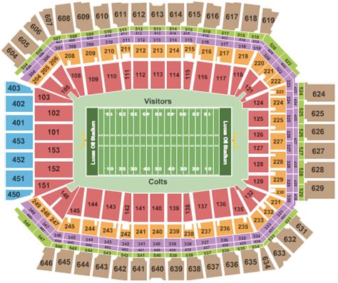 Iu Football Stadium Seating Chart