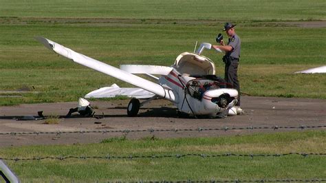 Small Plane Crashes At Ohios Butler County Regional Airport Wkrc