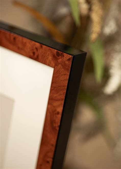 Buy Frame Hermes Acrylic Glass Burr Walnut X Cm A Here