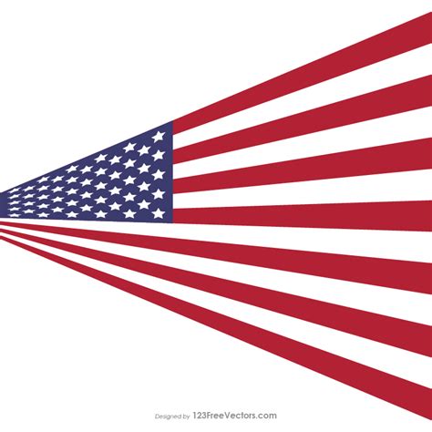 USA Flags Free Vector Graphics