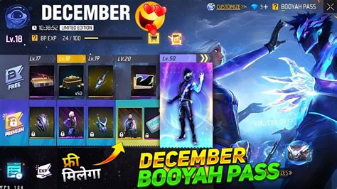 December Booyah Pass Free Fire Season Booyah Pass Free Fire