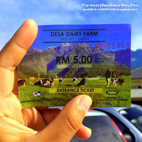 Blog Siapa Ini Trip Sabah Desa Cattle Dairy Farm Kundasang