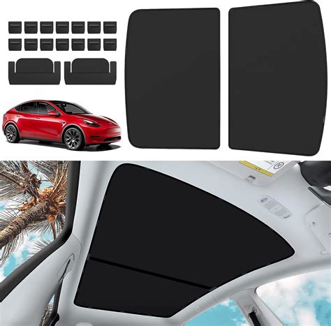 Amazon KUNIST Non Sag Roof Sunshades For Tesla Model Y 2024