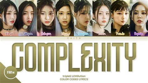 Triples Lovelution Complexity Color Coded Lyrics Han Rom Eng