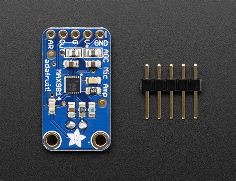 overview adafruit agc electret microphone amplifier max