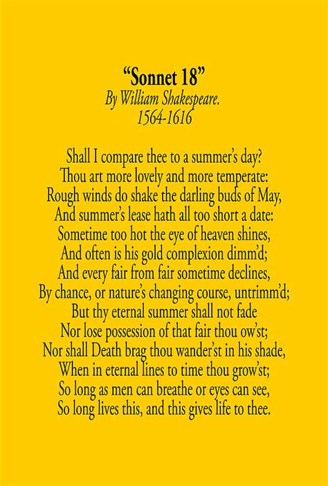 Shakespeare sonnet 18 - rusaqblaster