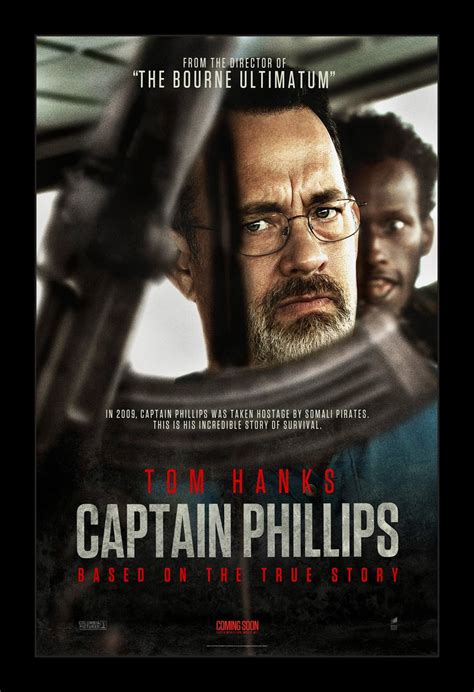 CAPTAIN PHILLIPS - 11x17 Framed Movie Poster - Walmart.com