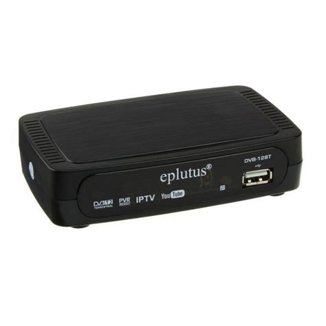 ТВ-ресивер Eplutus DVB-128T, черный купить по выгодной цене в интернет ...
