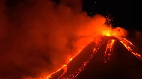 As Fue La Erupci N Del Volc N Etna En Italia