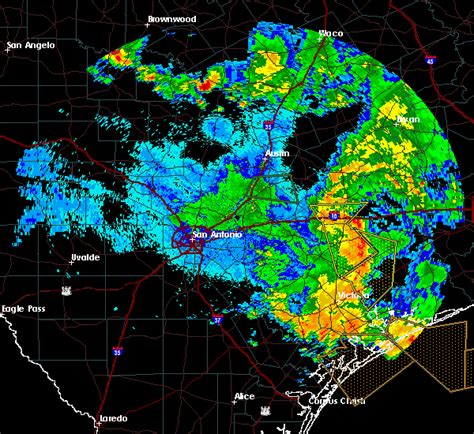 Interactive Hail Maps - Hail Map for Ganado, TX