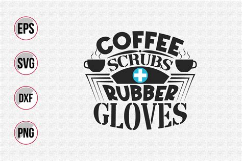 Coffee Scrubs Rubber Gloves Svg Graphic By Uniquesvg99 · Creative Fabrica