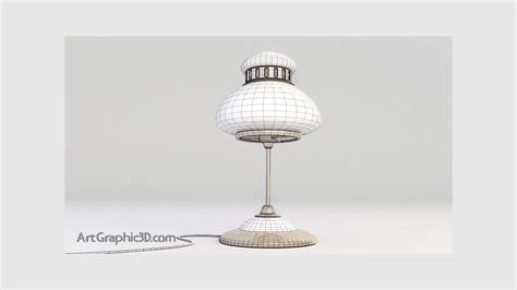 Ideal Classic Antique Style Table Lamp 3d Model Download