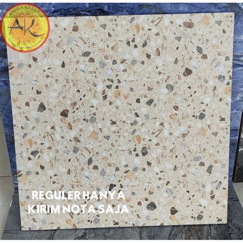 Jual Keramik Lantai Kasar Teras Garasi Kamar Mandi Motif Terazzo 50x50