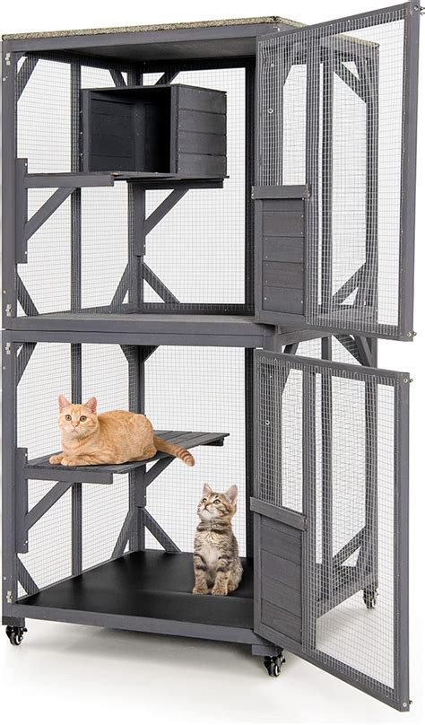 Amazon Petsite Catio Outdoor Cat Enclosure Large Wooden Cat