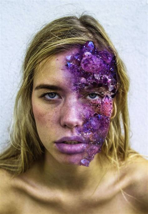 amethyst crystal special effects makeup this is unbelievable, super ...