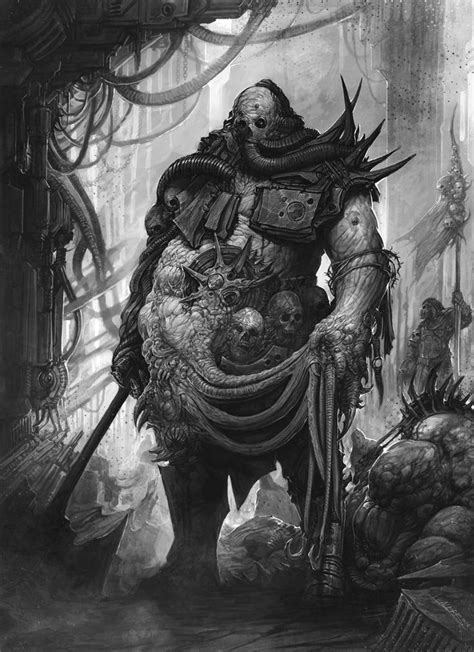 Nurgle Champion By Alexboca On Deviantart Warhammer Warhammer Fantasy Warhammer 40k Artwork