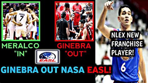 BIGLAANG PAG PULL OUT NG GINEBRA SA EASL ANG NEW NLEX FRANCHISE