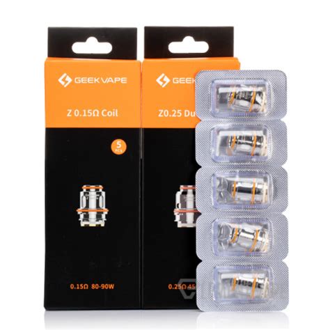 Geekvape Z Series Zeus Replacement Coils 5 Pack Black Note