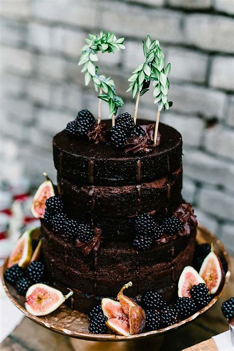 Naked Wedding Cakes For Stylish Celebrations Hitched Co Uk