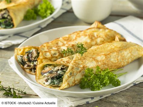 Crêpes gratinées aux champignons la recette petit prix qui va régaler