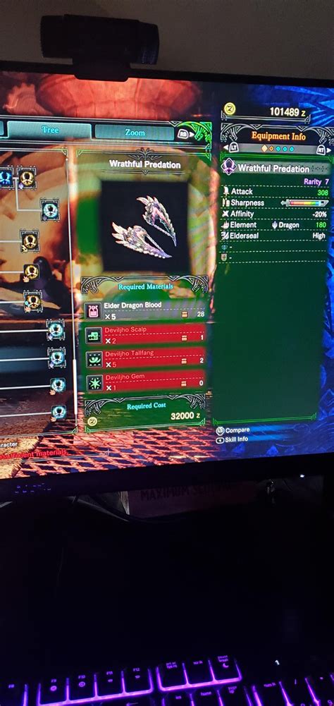 What version on deviljho do i have to fight to get these parts? Ive ...