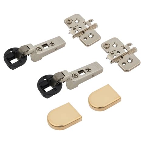 Blum Clip Top Glass Cabinet Hinge Set 94° Sprung Inset Gold