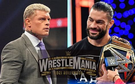 Wwe Roman Reigns Pins Cody Rhodes Jey Uso Betrays The Tribal Chief