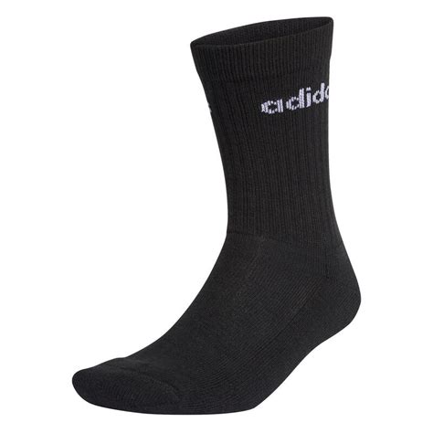 High Sports Socks Tri Pack Black Adidas Decathlon