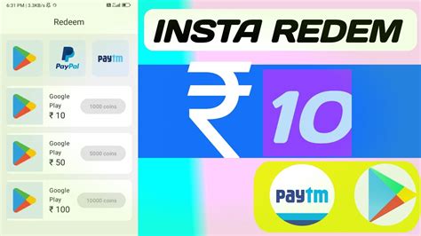 Minimum Redeem Code 1 RUPEES Instant Withdraw Paytm Wallet Best Paytm