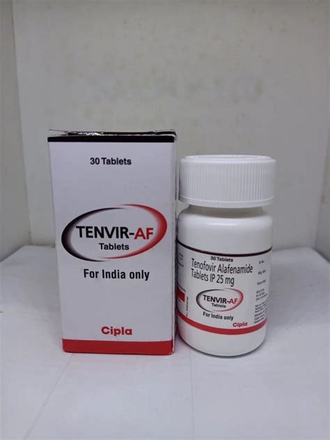 Tenvir Af Tenofovir Alafenamide Mg Tablet Cipla Ltd Tablet S In