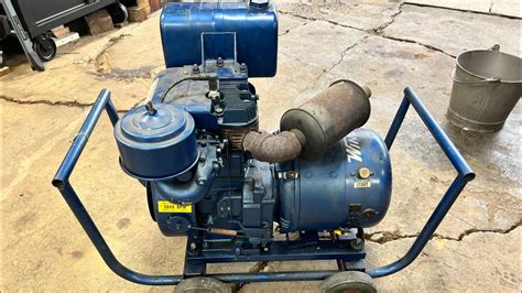 Vintage Winco Watt Generator With Hp Wisconsin Engine Walk