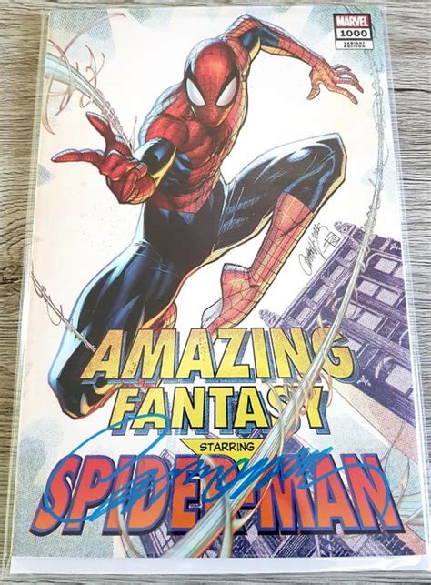 Amazing Fantasy Th Spider Man Anniversary Signed By Comics