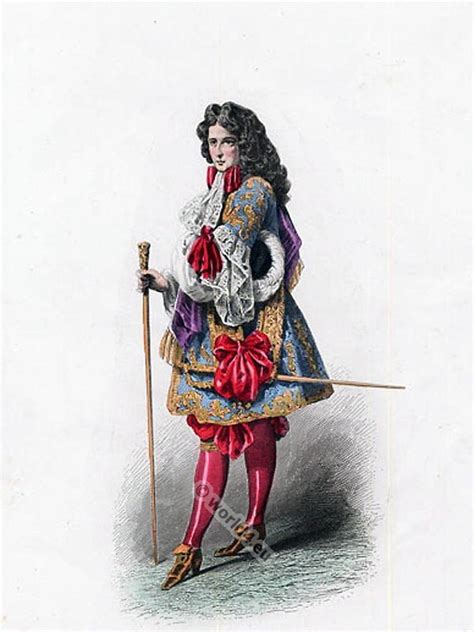 Costume Of The Court At Versailles Reign Louis Xiv 1692