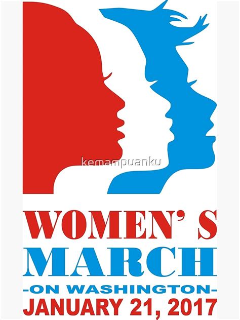 Women March On Washington Premium Matte Vertical Poster Sold By Yellow