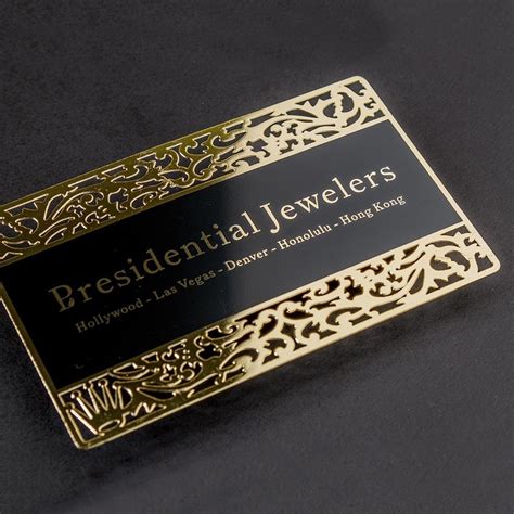 Gold Metal Cards Metal Business Cards Free Shipping Ultra™