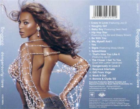 Beyoncé Download Cd Beyoncé Dangerously In Love 2003