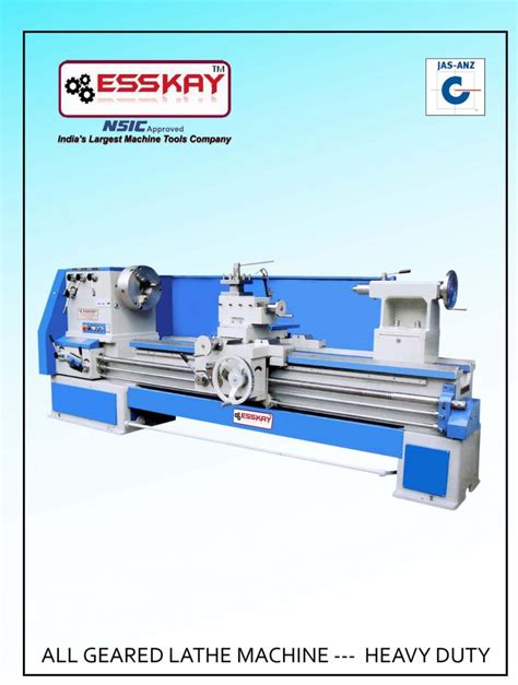 Lathe Machine/What is Lathe Machine/Types of Lathe Machine - Esskay ...