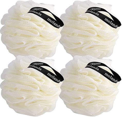 Bath Loofah Sponge Shower Pouf Mesh Puff Shower Ball For Men And Women