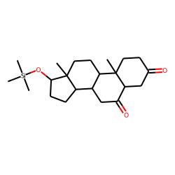 17beta Hydroxy 5alpha Androstane 3 6 Dione TMS Chemical