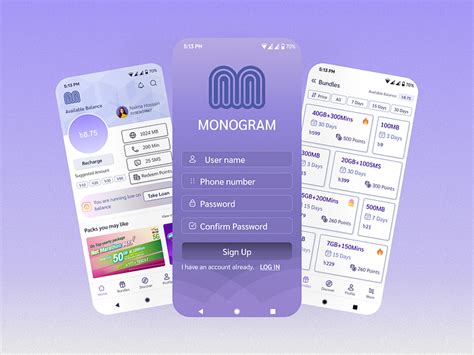 MONOGRAM App UI Design by Nisha Siddika on Dribbble