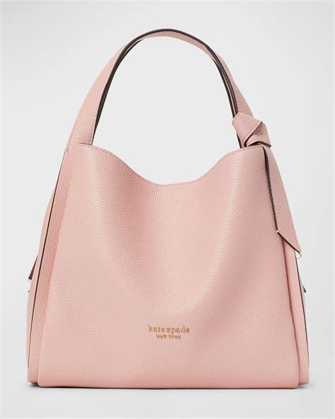 Kate Spade Knott Medium Leather Tote Crossbody Bag In Pink Lyst