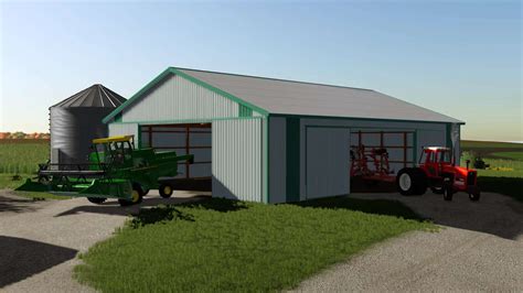 55x74 Machine Shed V1 0 0 0 FS22 Mod Farming Simulator 22 Mod